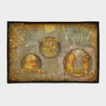 Step into the world of *World of Warcraft* with this map rug. Perfect for game rooms or as a fan gift for Azeroth lovers, it’s a detailed and iconic rug that brings the epic MMORPG universe into your home.