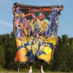 YGO Woven Tapestry Throw Blanket – Cozy Blanket, Wall Art & Room Decor, Must-Have Collectible - Image 4