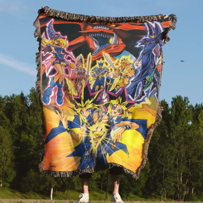 YGO Woven Tapestry Throw Blanket – Cozy Blanket, Wall Art & Room Decor, Must-Have Collectible - Image 4
