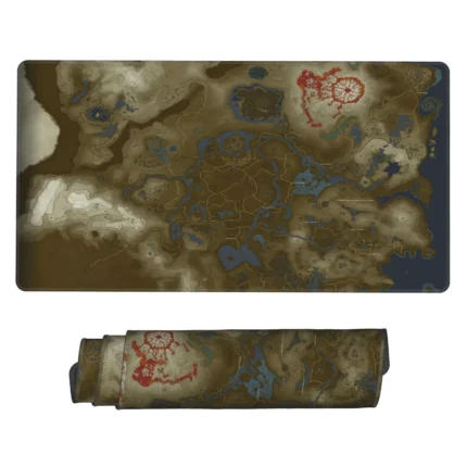 This Zelda Tears of the Kingdom map mouse pad is an epic gaming desk mat, great for gamers, collectors, or workspace setups. A must-have for series lovers.