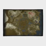 Explore the world of *Tears of the Kingdom* with this stunning map rug. Perfect for gaming rooms or any *Zelda* fan's space, it brings the vast and magical kingdom to life, offering both an epic decorative piece and functional rug for your home.