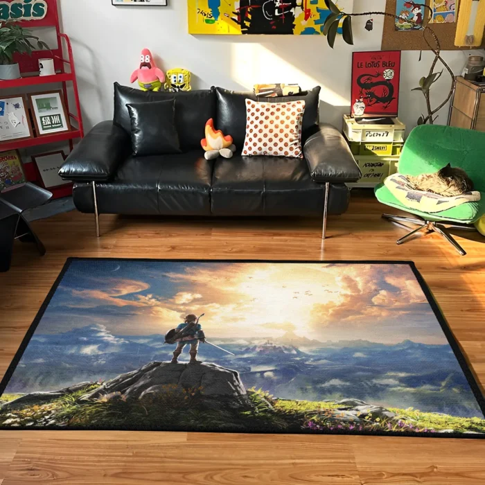 Breath of the Wild Rug – Cool Zelda Rug for Bedroom or Otaku Gaming Setup - Image 2