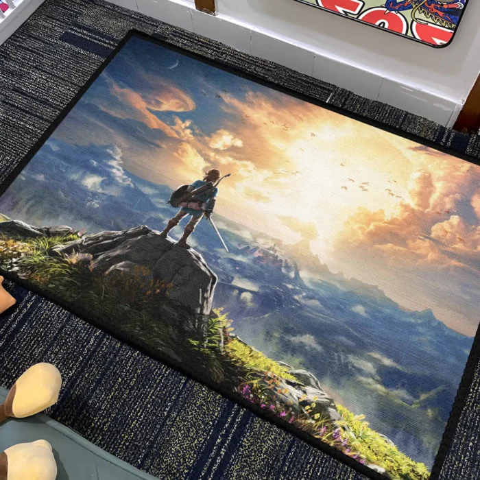 Breath of the Wild Rug – Cool Zelda Rug for Bedroom or Otaku Gaming Setup - Image 4