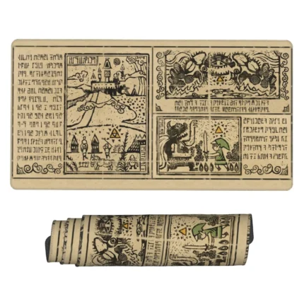 This Zelda mouse pad is a cool gaming desk mat, perfect for otaku setups, workspaces, or gaming desks. A great gift choice for fans of the legendary series.