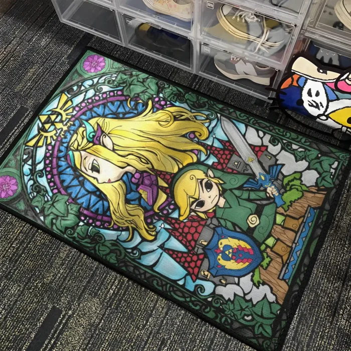 Wind Waker Rug – Cute Zelda Rug for Kids Room or Nostalgic Decor - Image 4
