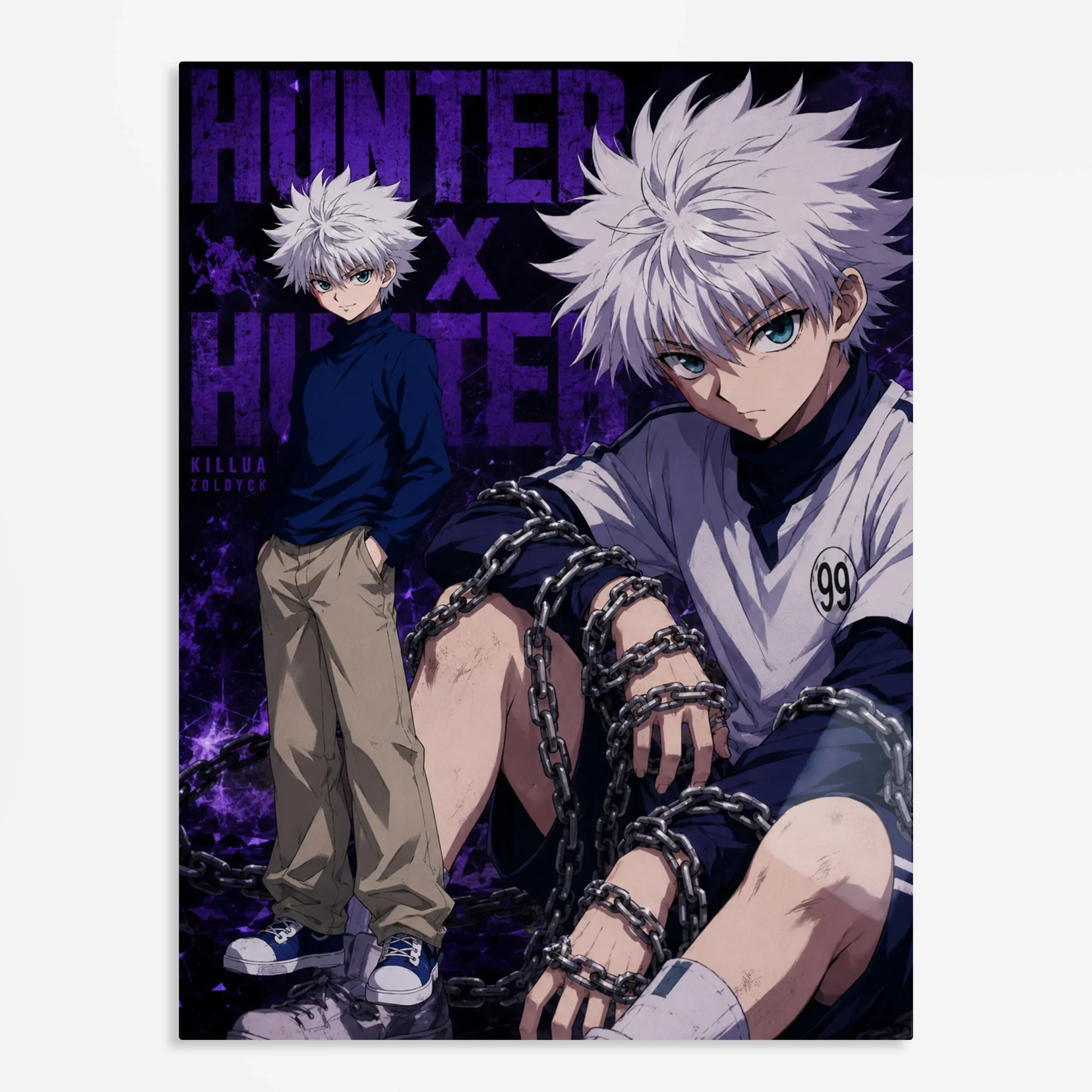 anime metal poster (106) s1 Anime
Metal Poster Wall Art Decor - Lightning Hunter Fan - Image 1