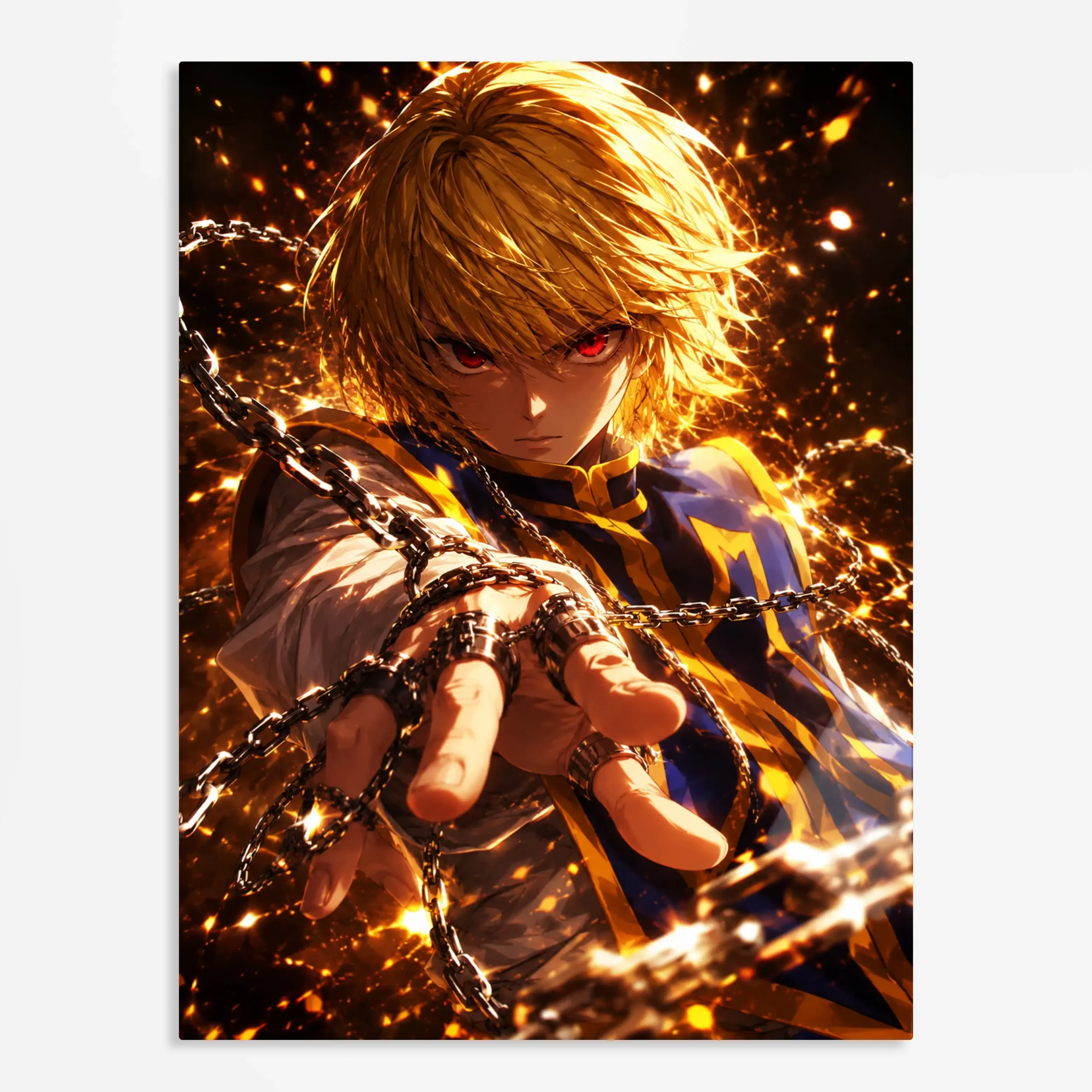 anime metal poster (107) s1 Anime Metal Poster Wall Art
Decor - Chain Hunter Fan - B - Image 1