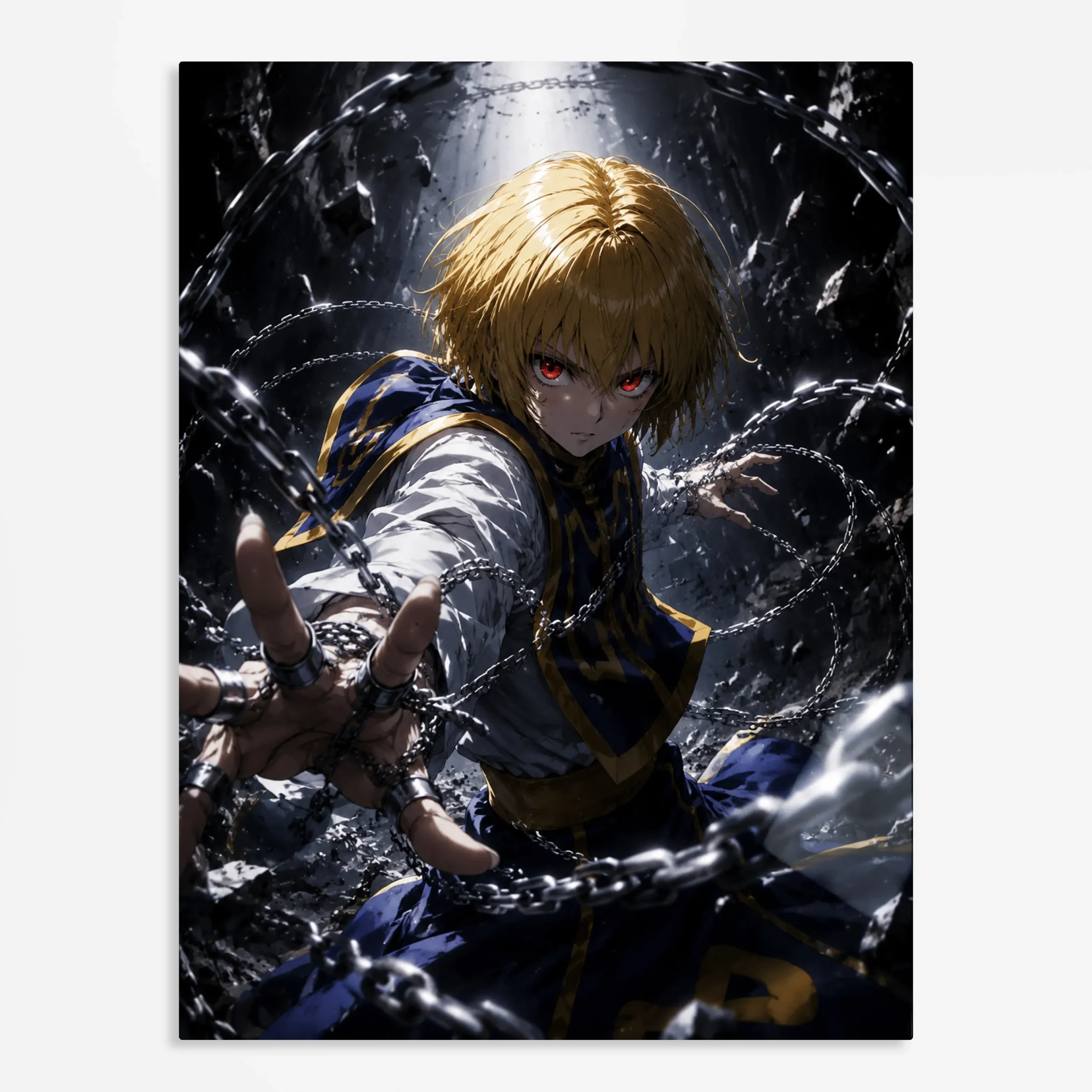 anime metal poster (108) s1 Anime
Metal Poster Wall Art Decor - Chain Hunter Fan - C - Image 1