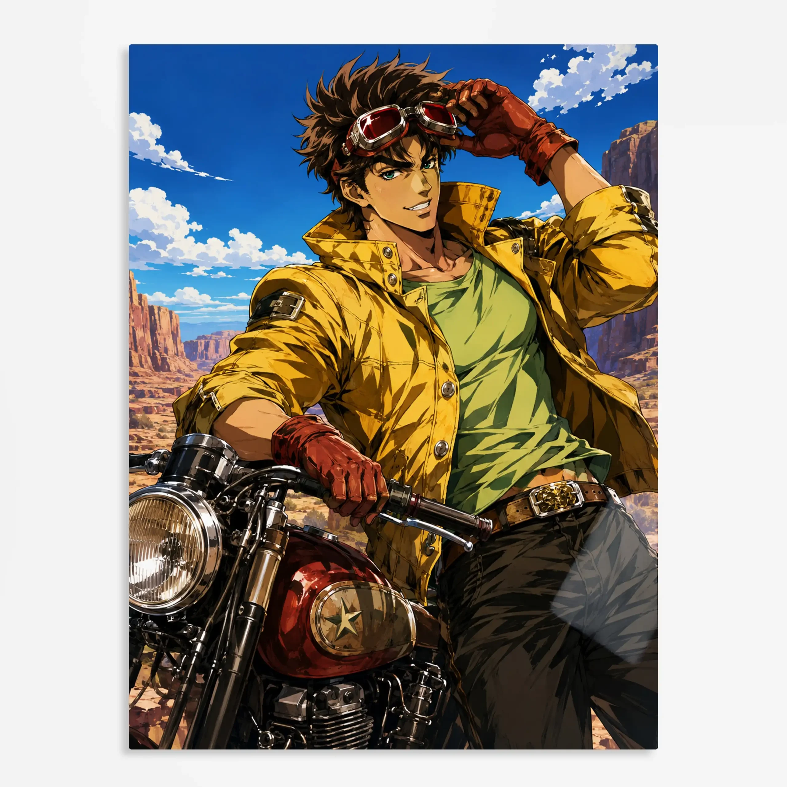 anime metal poster (116) s1 Anime
Metal Poster Wall Art Decor - Retro Pose Hero - Image 1