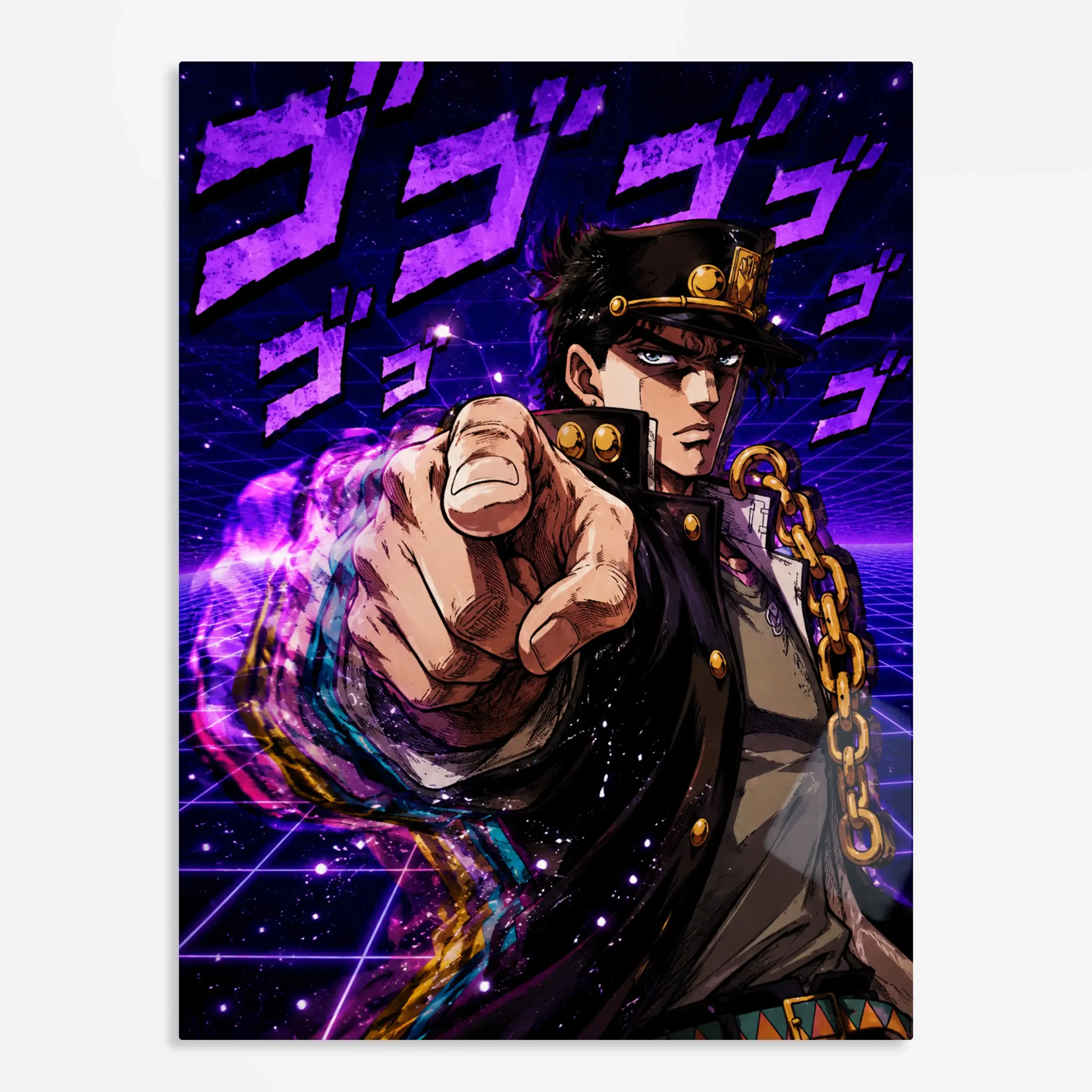 anime metal poster (121) s1 Anime Metal Poster Wall Art
Decor - Hat Pose Hero - A - Image 1