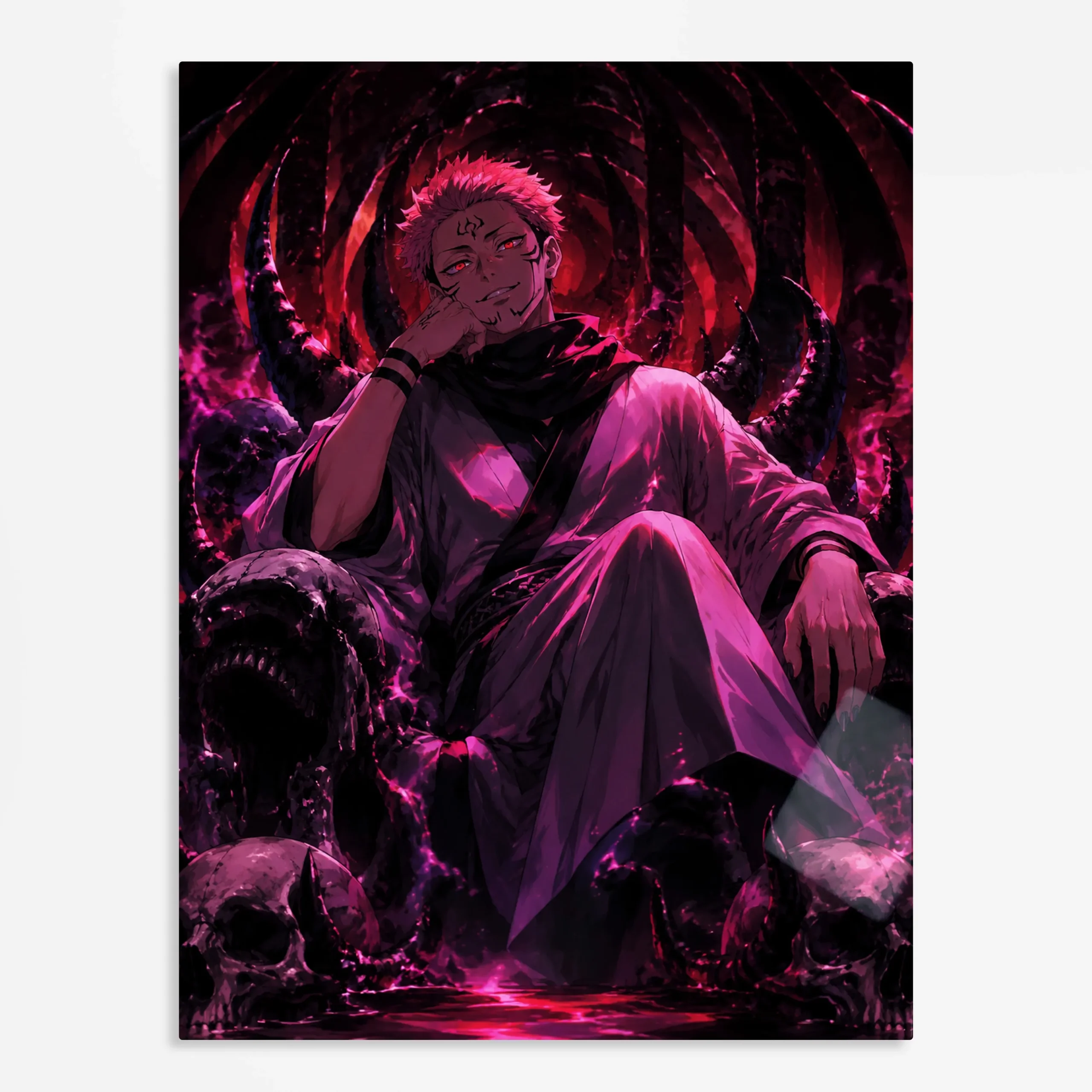 anime metal poster (138) s1 Anime
Metal Poster Wall Art Decor - Curse King Fan - A - Image 1