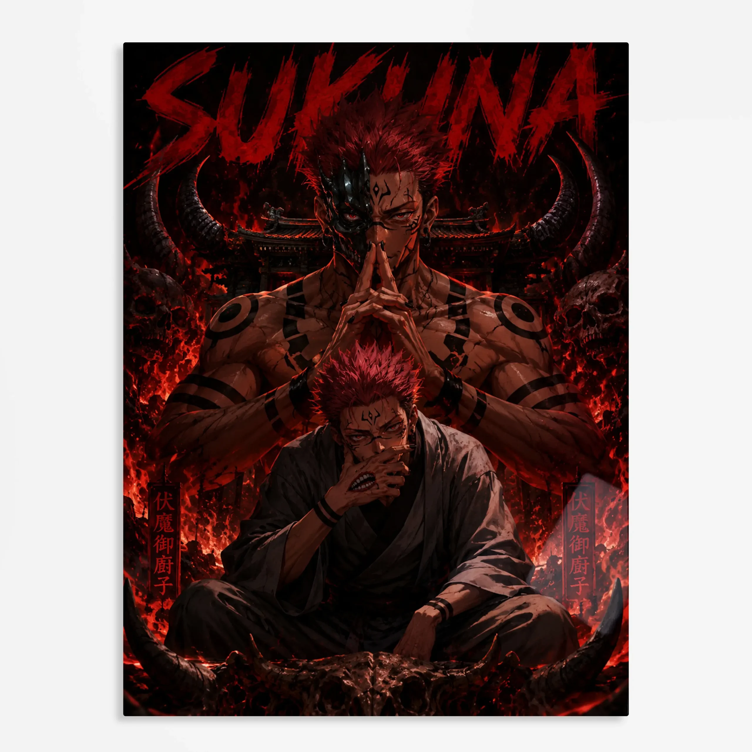 anime metal poster (140) s1 Anime
Metal Poster Wall Art Decor - Curse King Fan - B - Image 1