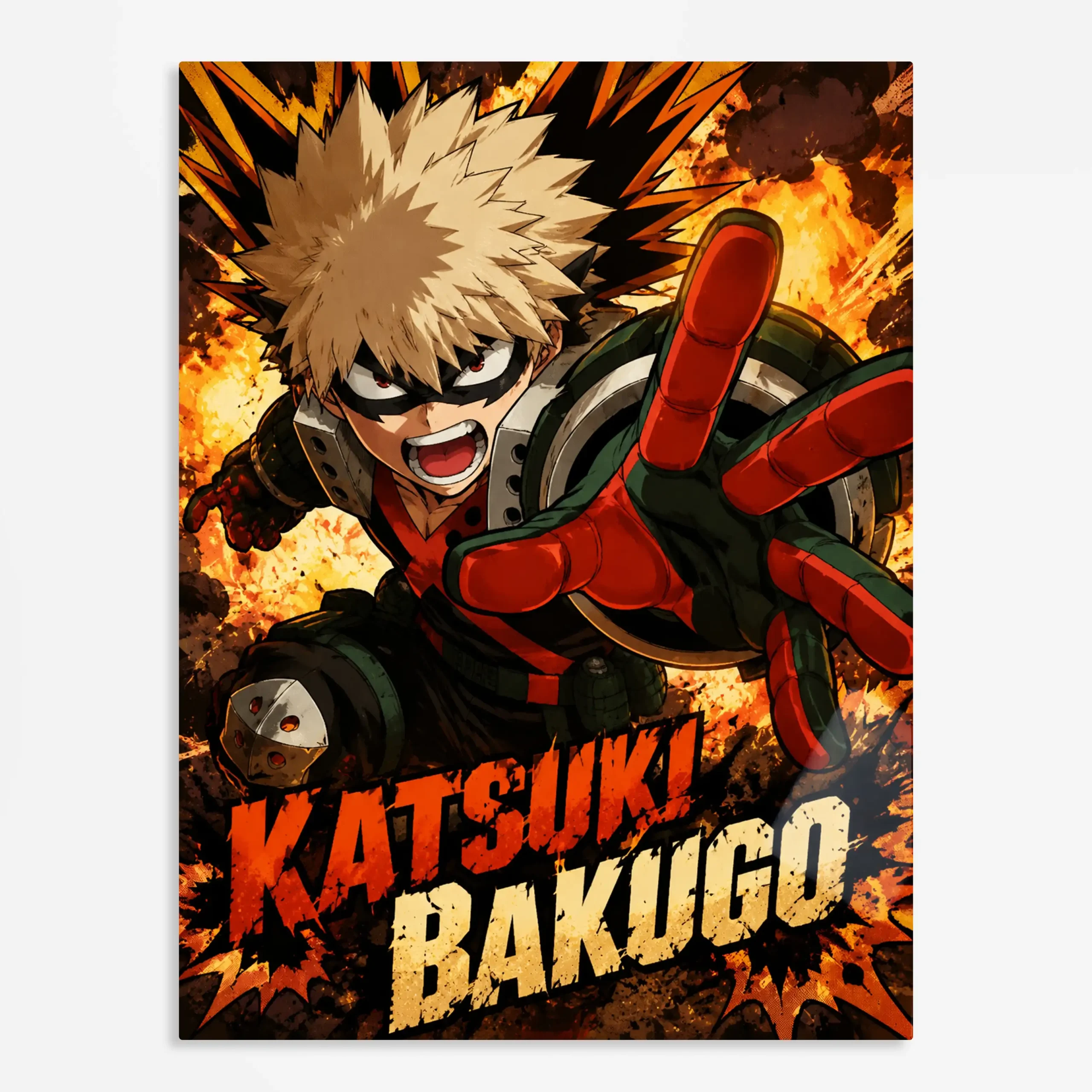 anime metal poster (158) s1 Anime
Metal Poster Wall Art Decor - Explosion Hero Student - Image 1