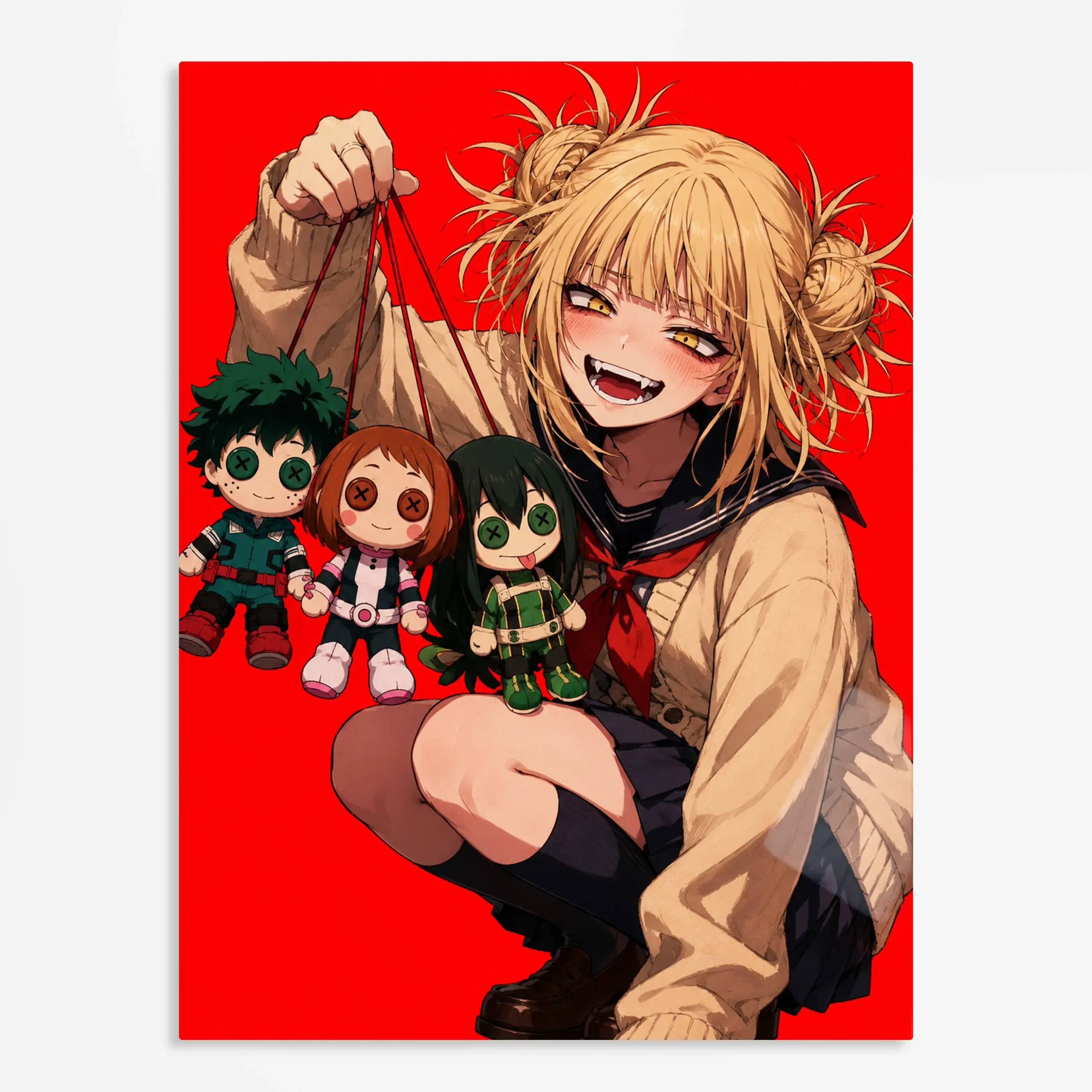 anime metal poster (159) s1 Anime Metal Poster Wall Art
Decor - Yandere Villain Girl - A - Image 1