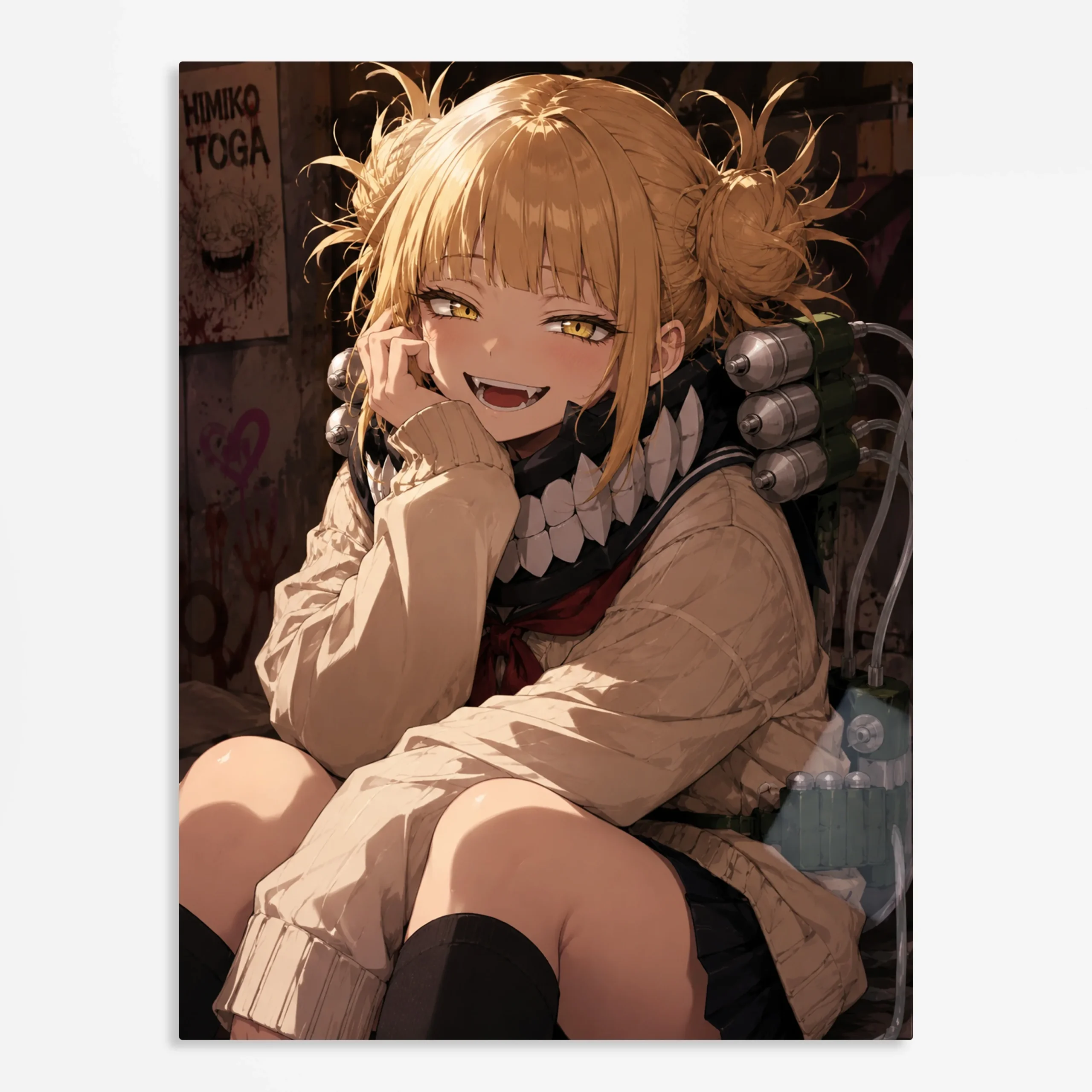 anime metal poster (161) s1 Anime Metal Poster Wall Art
Decor - Yandere Villain Girl - C - Image 1