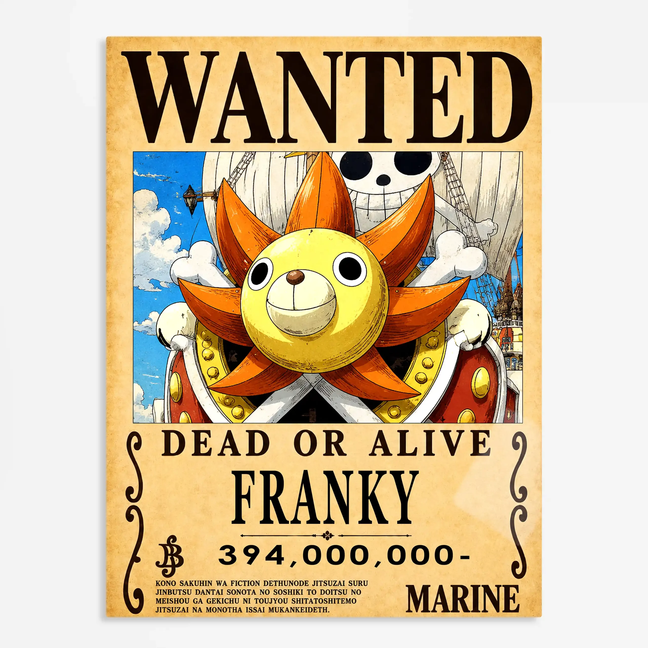 anime metal poster (168) s1 Anime
Metal Poster Wall Art Decor - Cyborg Shipwright Wanted - Image 1