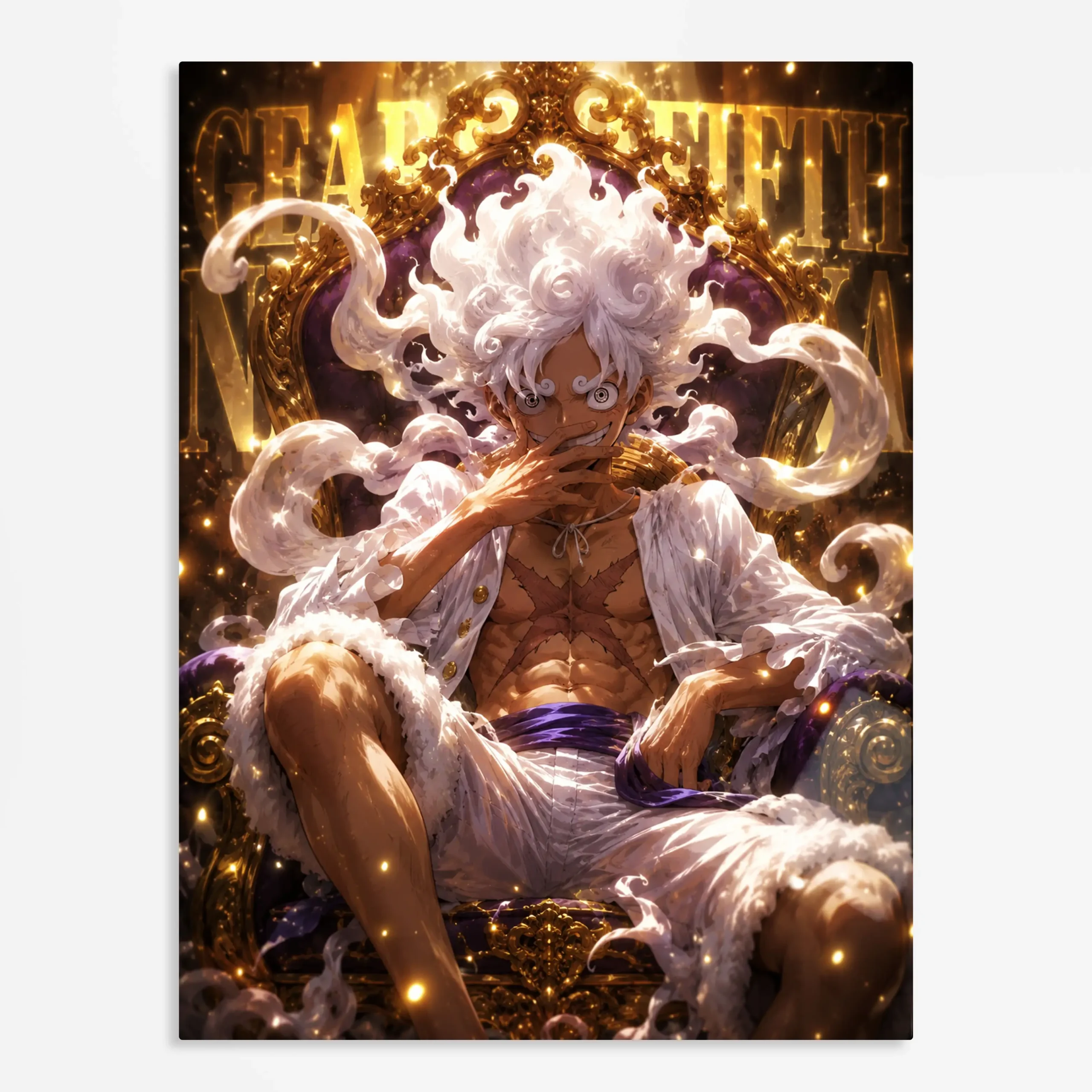anime metal poster (173) s1 Anime Metal Poster Wall Art
Decor - White Hair Pirate Fan - A - Image 1