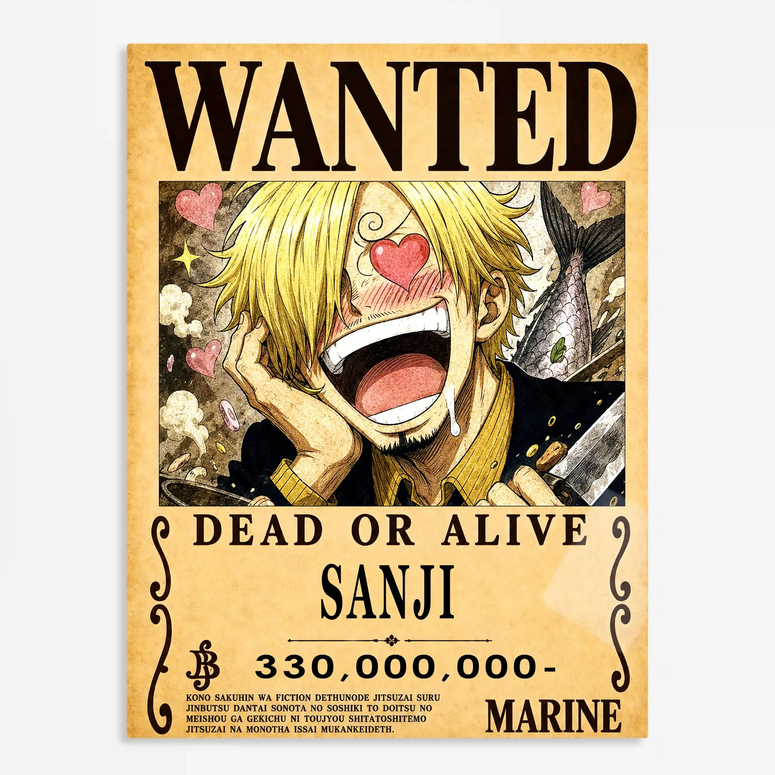 anime metal poster (182) s1 Anime
Metal Poster Wall Art Decor - Kicking Chef Wanted - Image 1