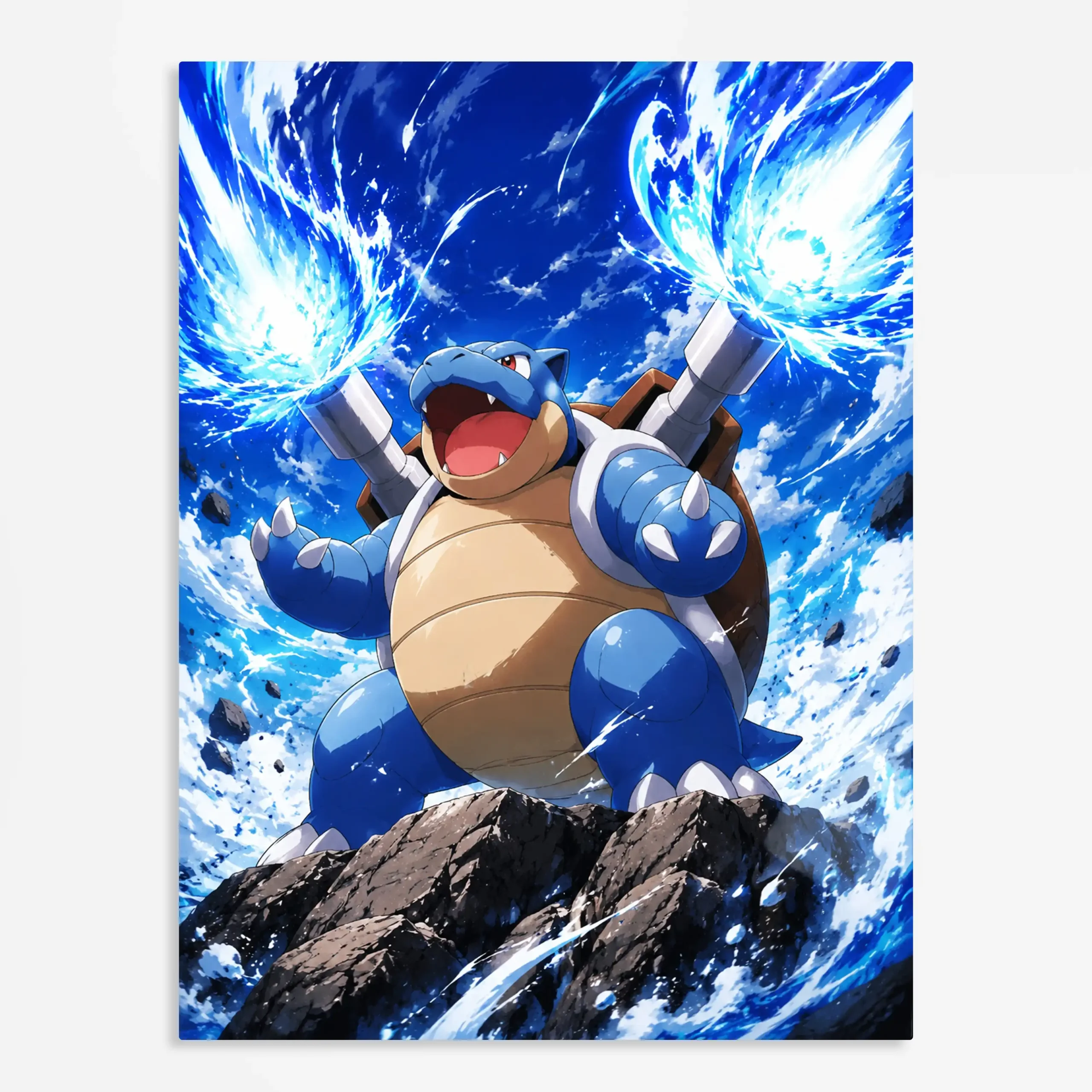 anime metal poster (195) s1 Anime Metal Poster Wall Art
Decor - Water Cannon Turtle - Image 1
