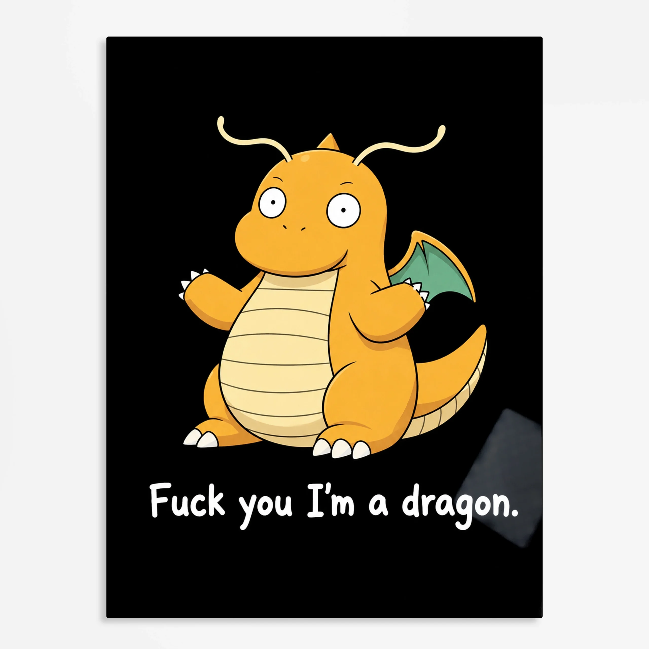 anime metal poster (196) s1 Anime
Metal Poster Wall Art Decor - Friendly Dragon Monster - Image 1