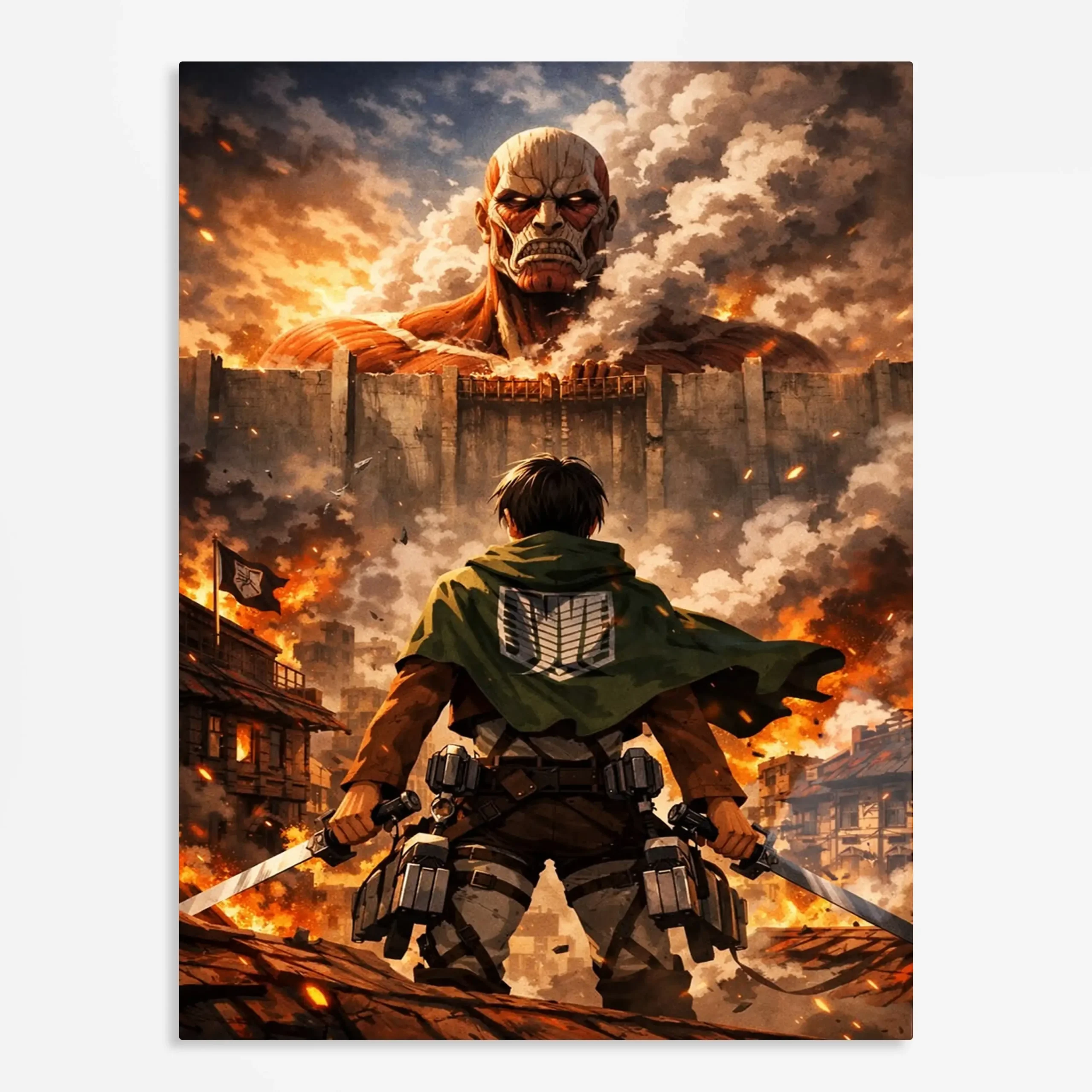 anime metal poster (2) s1 Anime
Metal Poster Wall Art Decor - Titan Scout Fan - A - Image 1