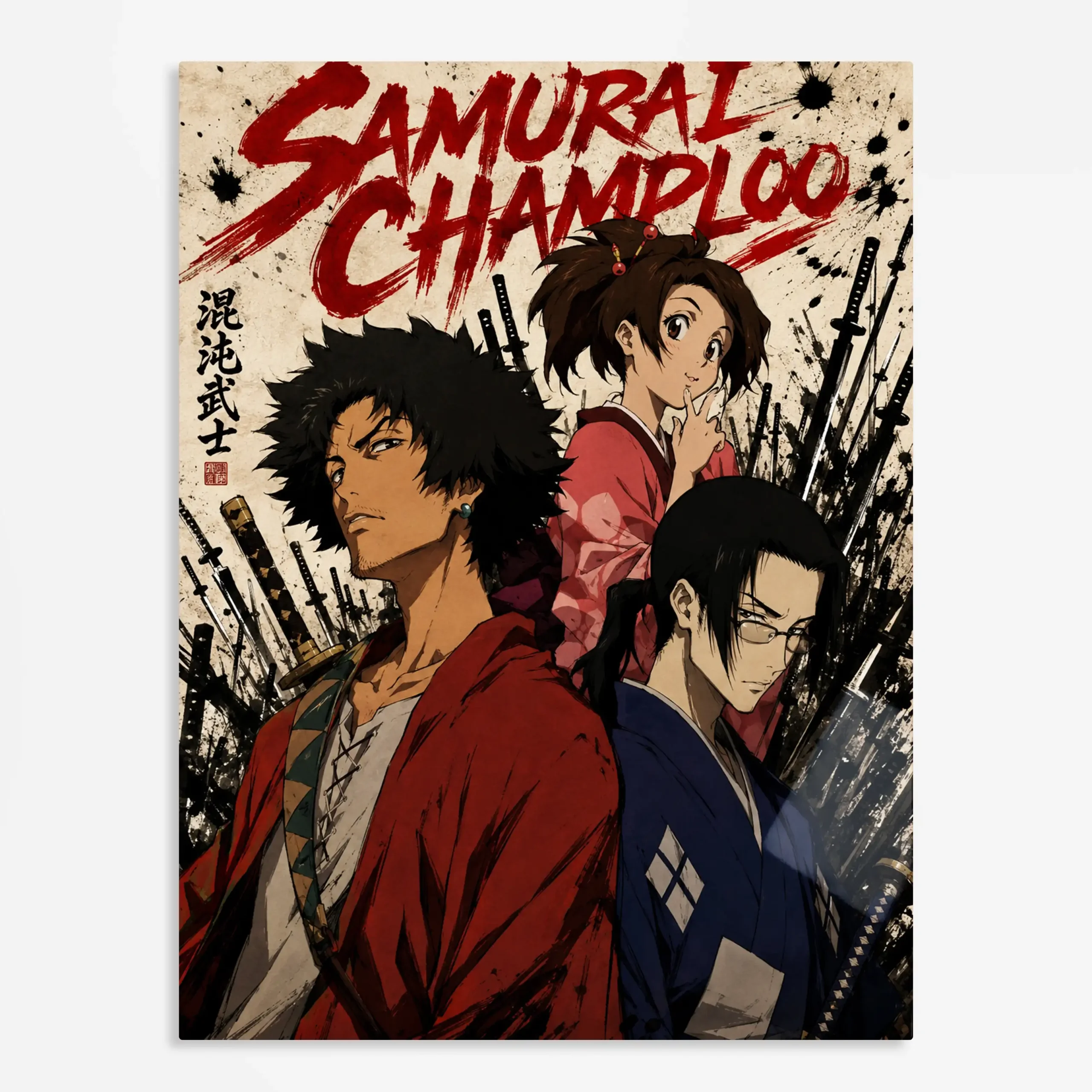 anime metal poster (212) s1 Anime Metal Poster Wall Art
Decor - Hip Hop Samurai Ronin - A - Image 1