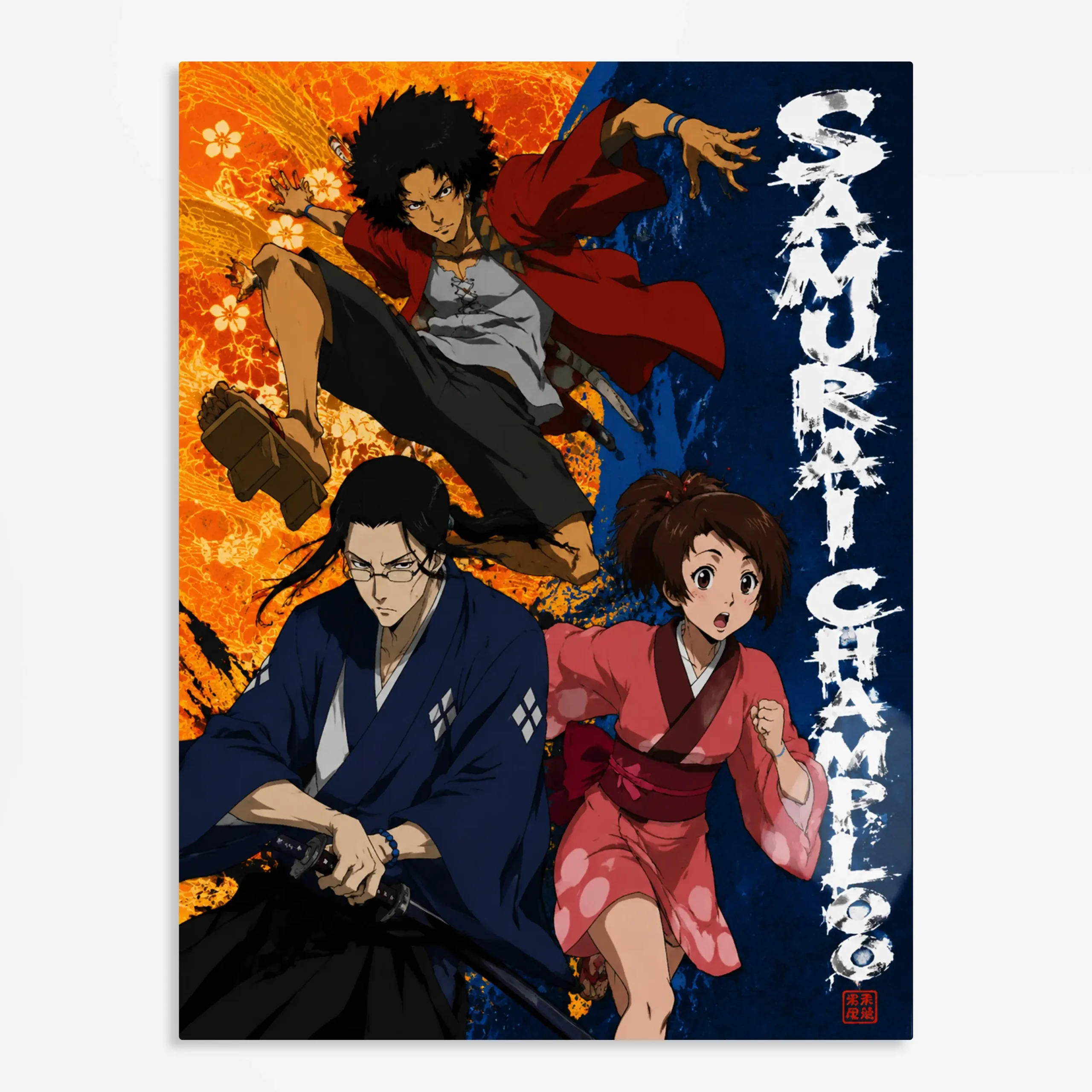 anime metal poster (216) s1 Anime Metal Poster Wall Art
Decor - Hip Hop Samurai Ronin - E - Image 1
