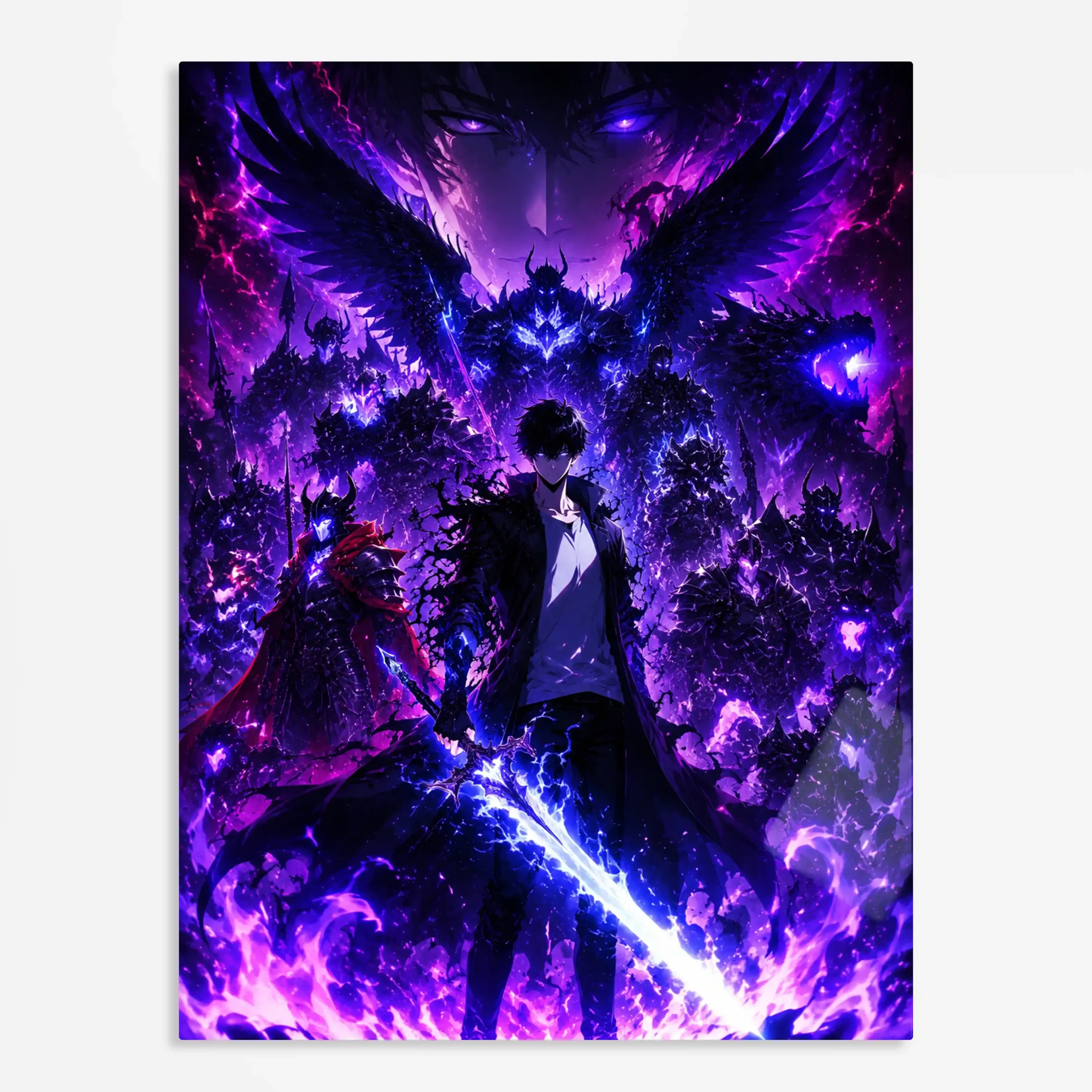 anime metal poster (218) s1 Anime Metal Poster Wall Art
Decor - Shadow Hunter Leveling - B - Image 1