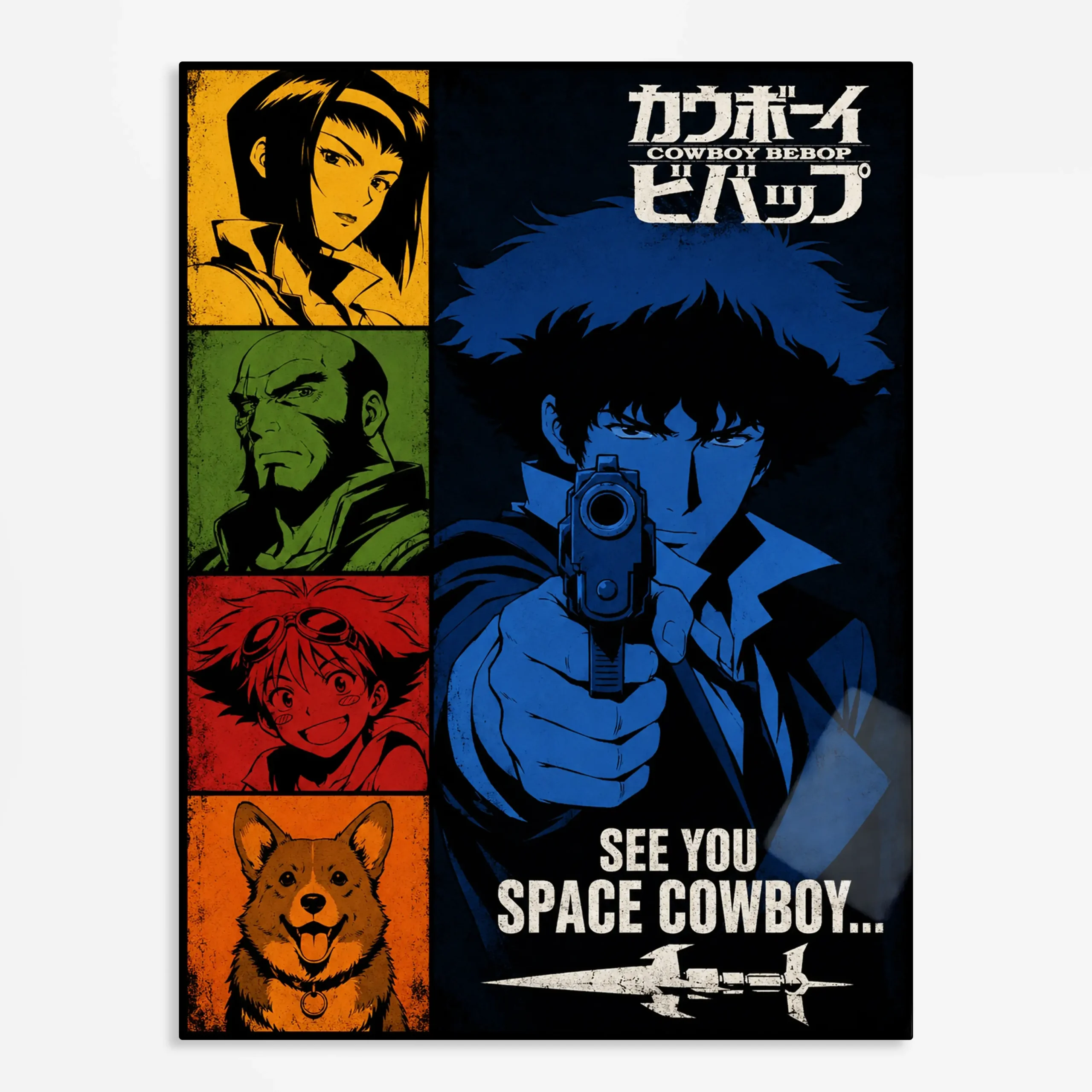 anime metal poster (26) s1 Anime
Metal Poster Wall Art Decor - Retro Space Cowboy - Image 1