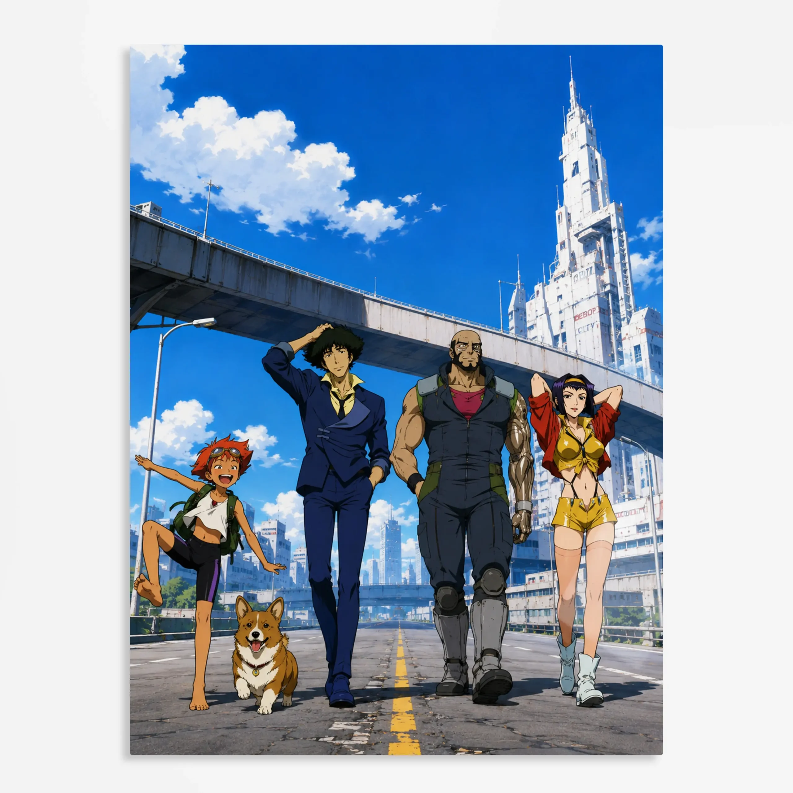 anime metal poster (27) s1 Anime Metal Poster Wall Art
Decor - Space Bounty Hunter - A - Image 1