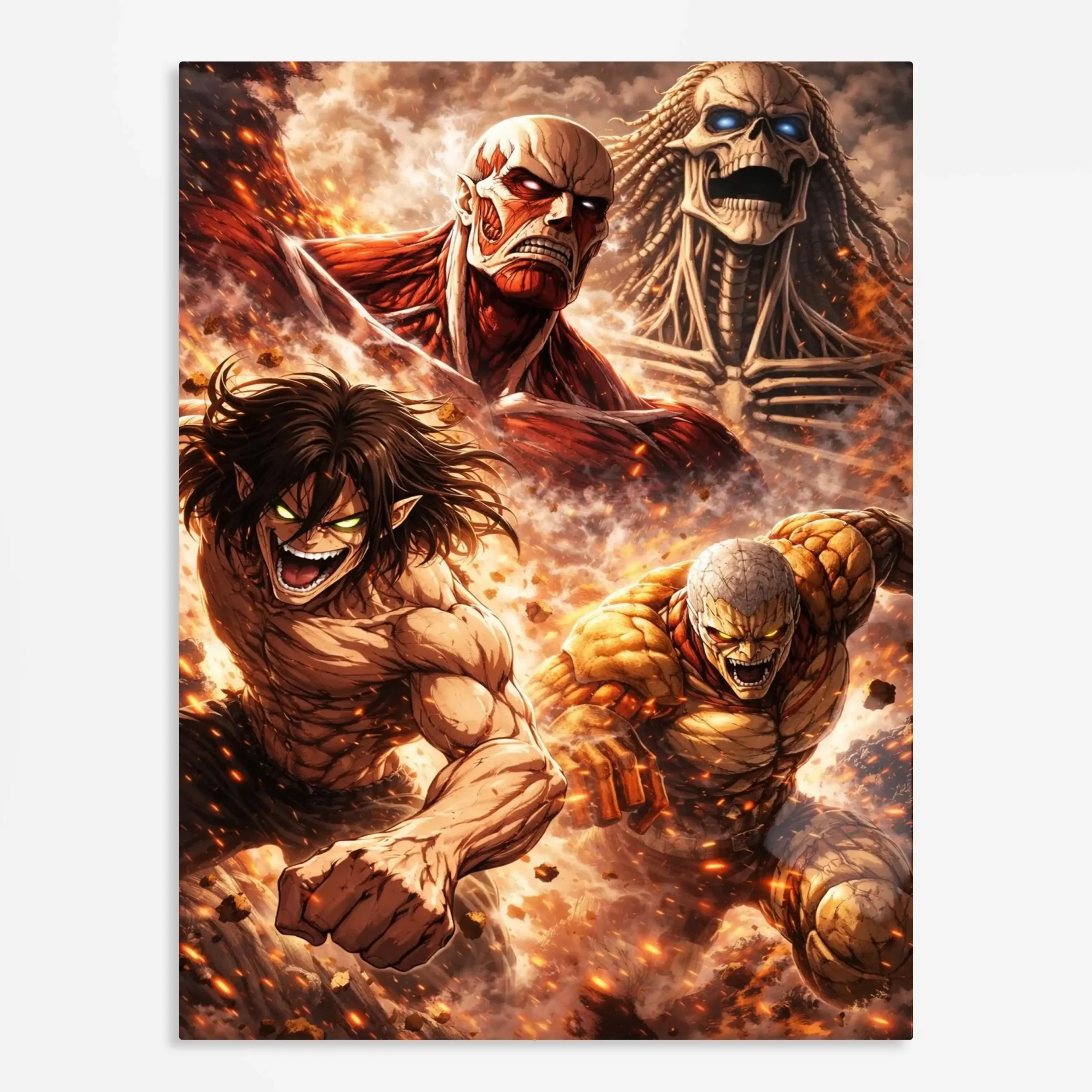 anime metal poster (3) s1 Anime Metal Poster Wall Art
Decor - Titan Scout Fan - B - Image 1