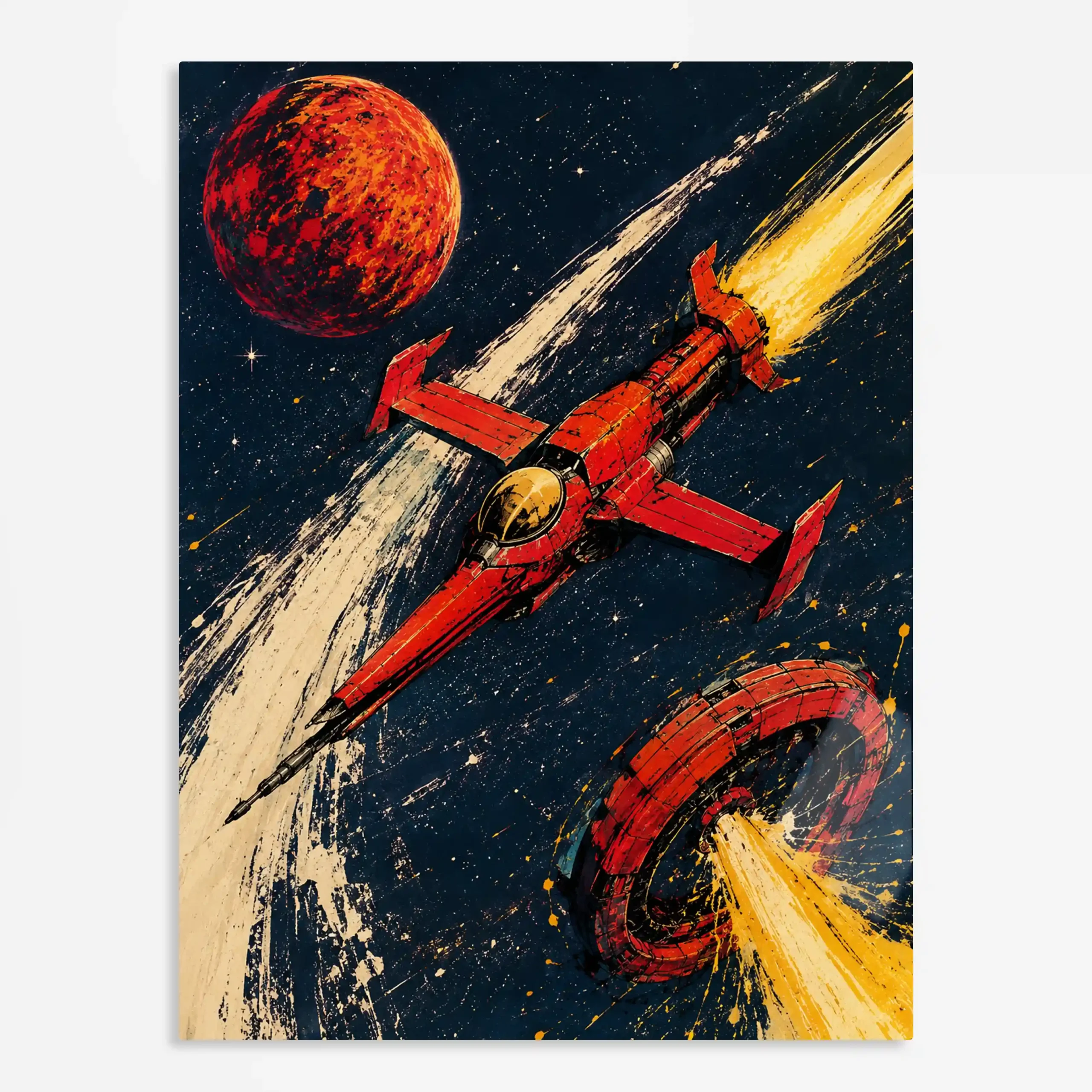 anime metal poster (30) s1 Anime
Metal Poster Wall Art Decor - Space Bounty Hunter - D - Image 1