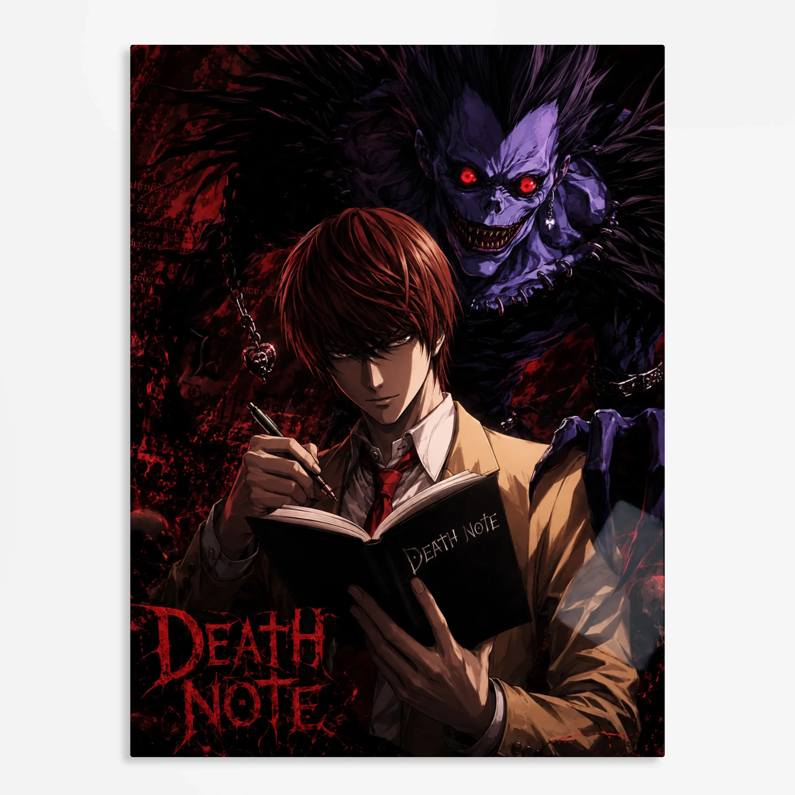 anime metal poster (35) s1 Anime Metal Poster Wall Art
Decor - Dark Notebook Fan - A - Image 1