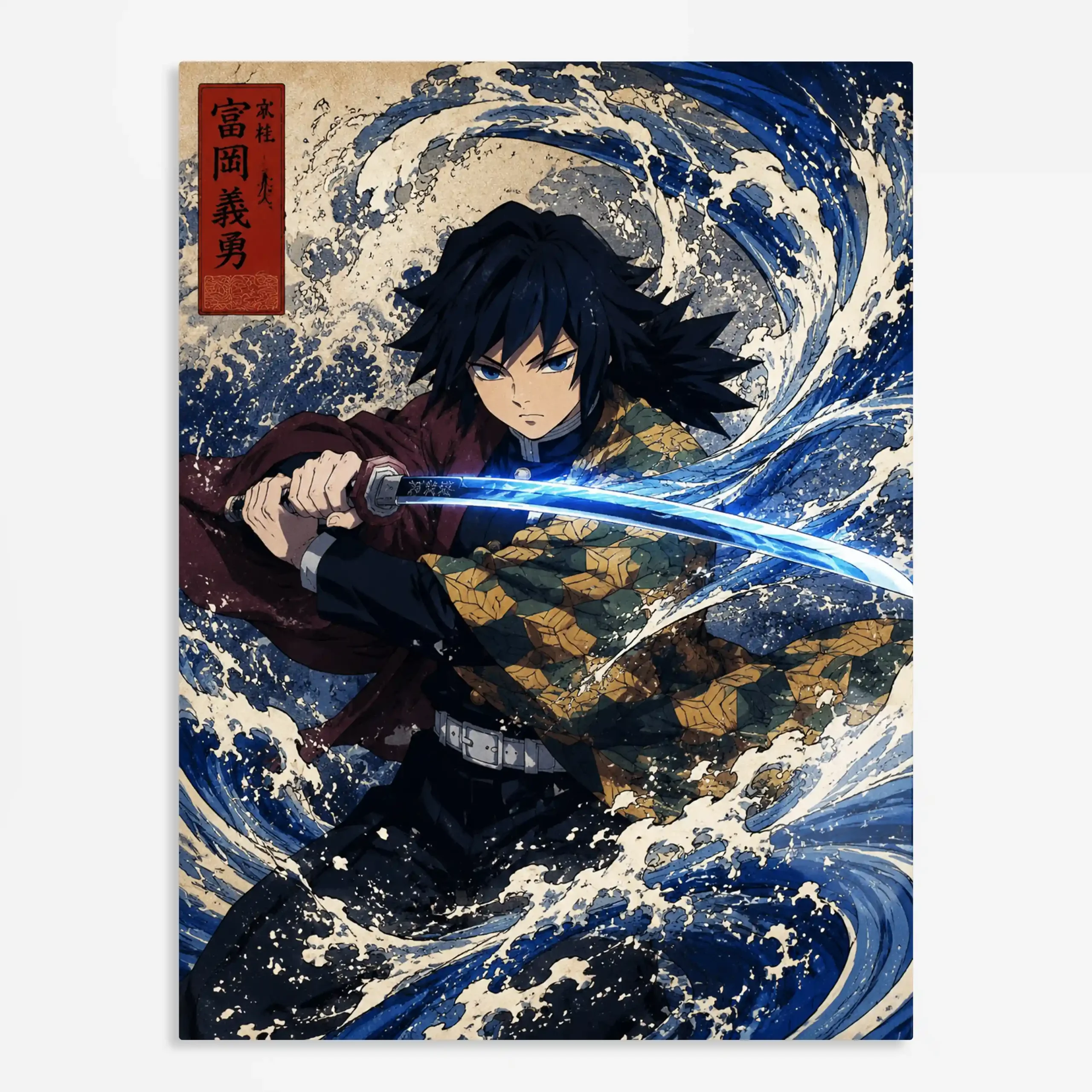 anime metal poster (47) s1 Anime Metal Poster Wall Art
Decor - Water Sword Warrior - Image 1