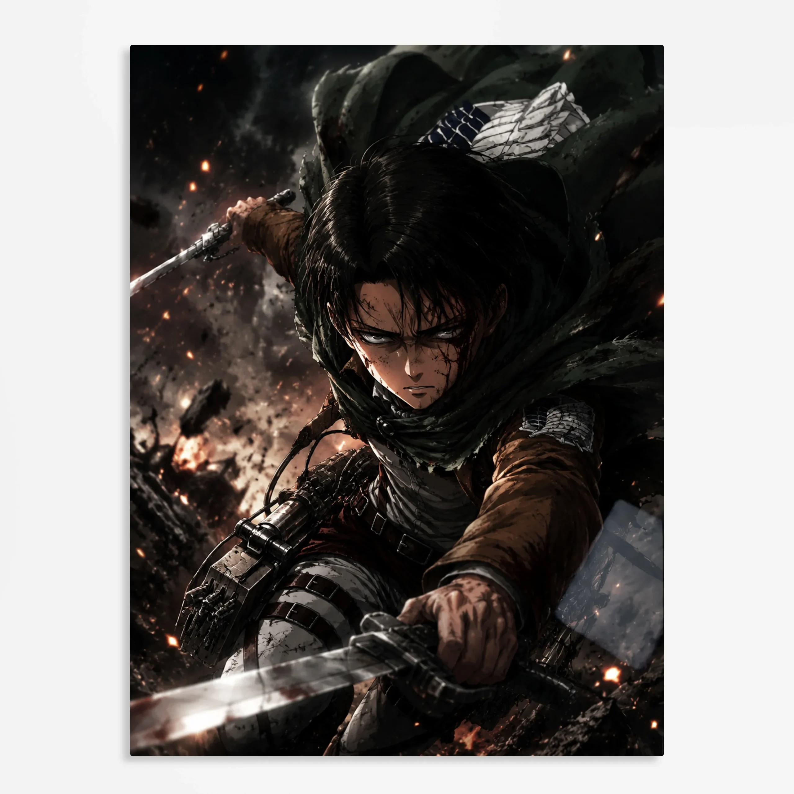 anime metal poster (5) s1 Anime Metal Poster Wall Art
Decor - Scout Captain Fan - Image 1