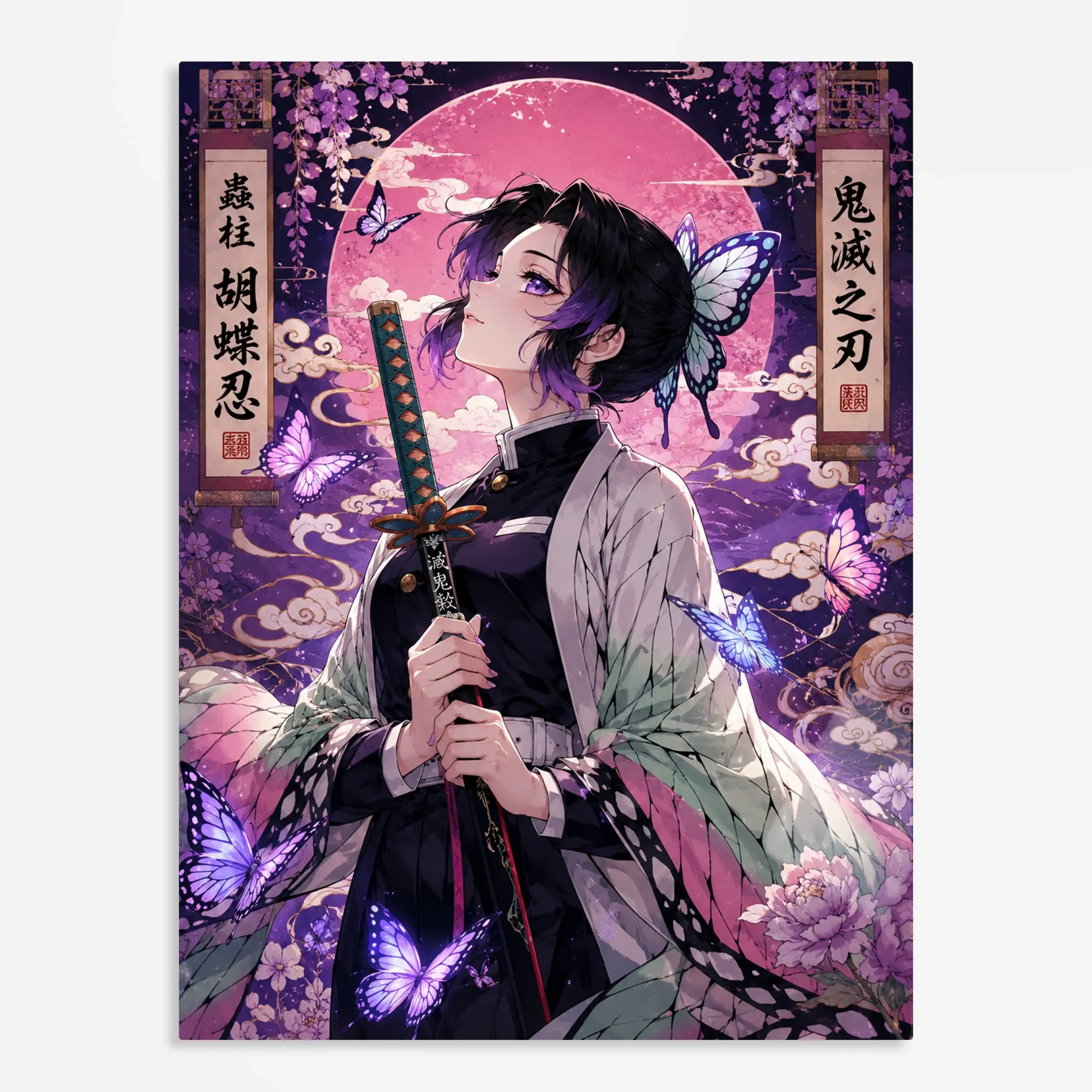 anime metal poster (59) s1 Anime Metal Poster Wall Art
Decor - Butterfly Sword Girl - B - Image 1