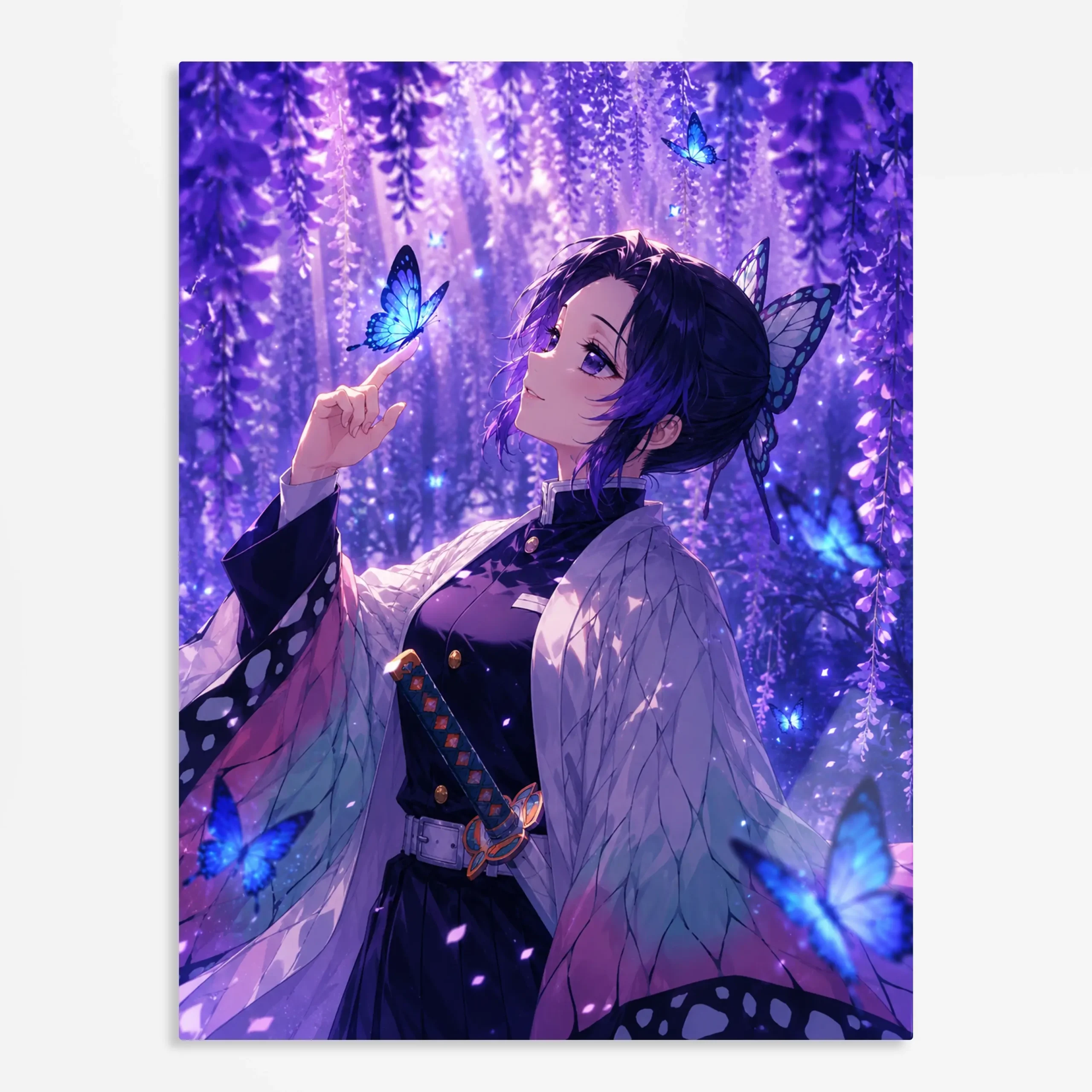 anime metal poster (61) s1 Anime Metal Poster Wall Art
Decor - Butterfly Sword Girl - D - Image 1