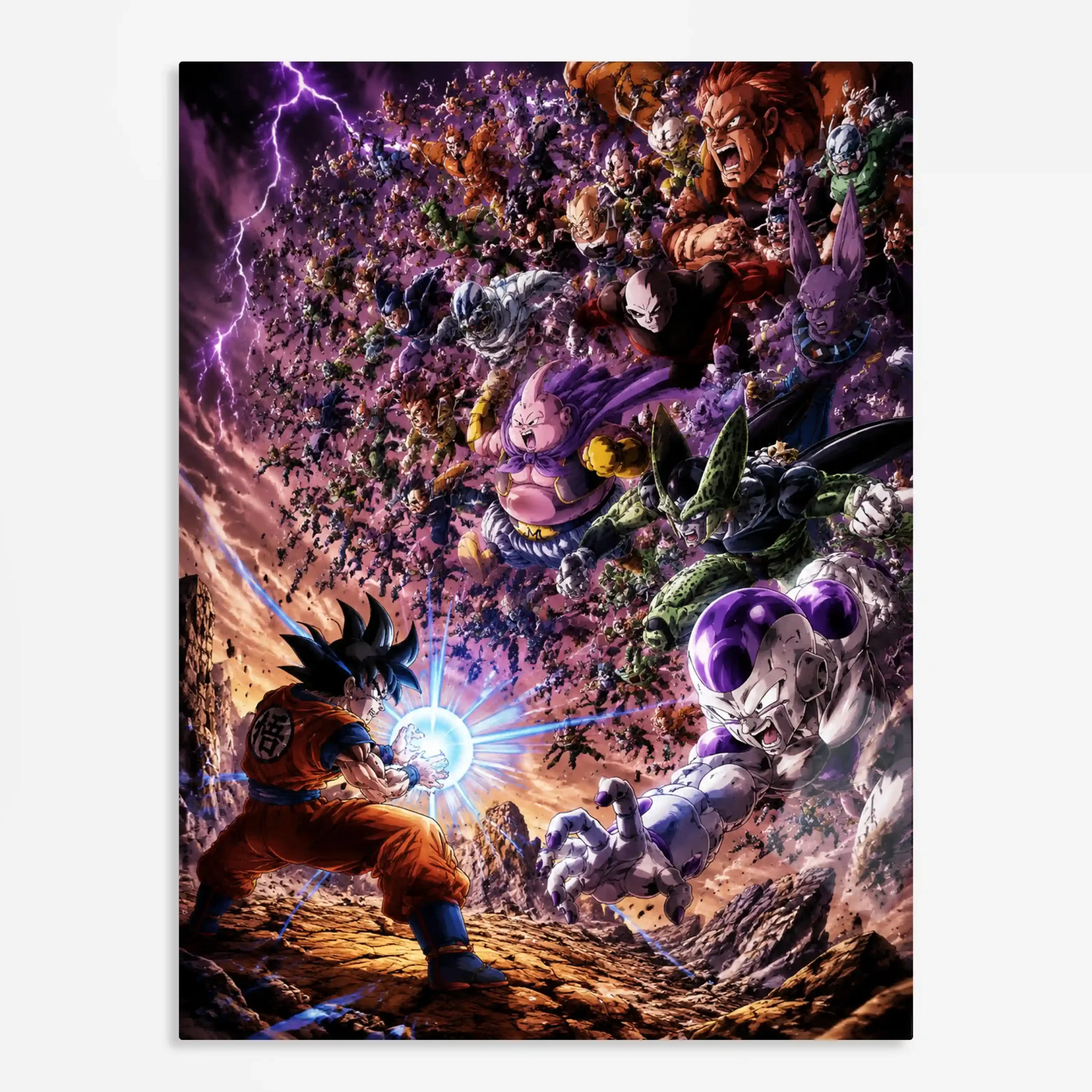 anime metal poster (71) s1 Anime Metal Poster Wall Art
Decor - Shonen Power Fighter - B - Image 1