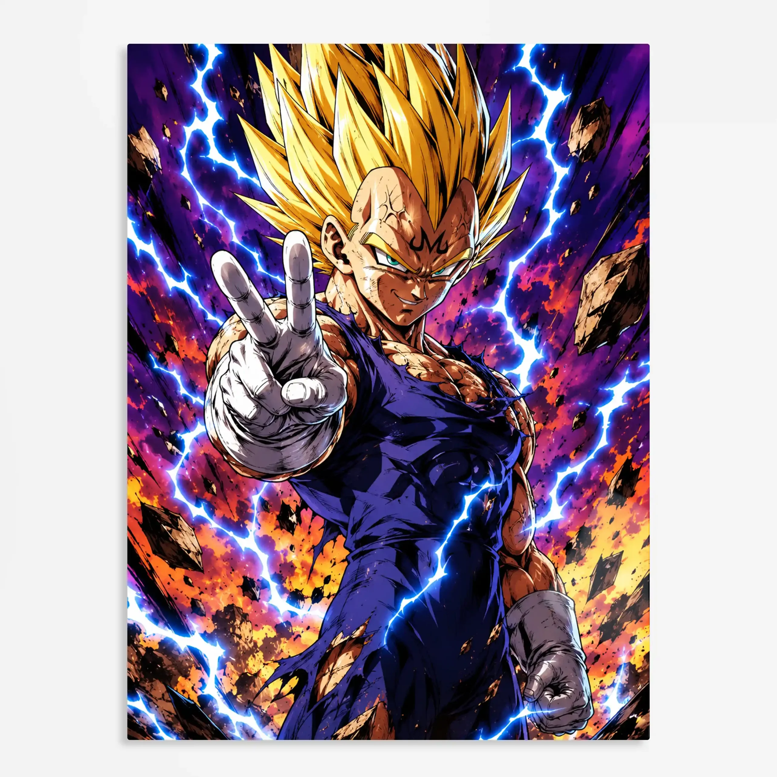 anime metal poster (73) s1 Anime Metal Poster Wall Art
Decor - Rival Prince Warrior - C - Image 1