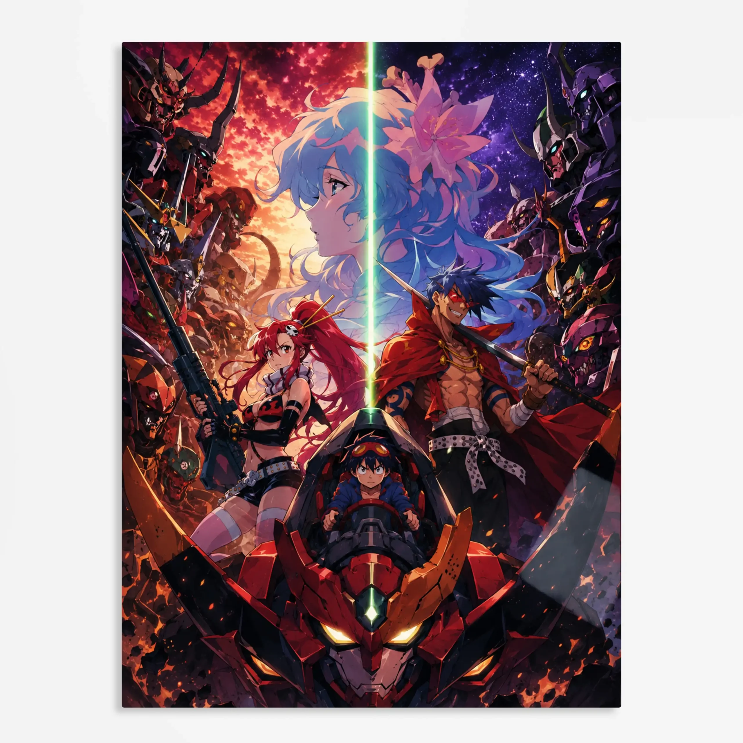 anime metal poster (96) s1 Anime
Metal Poster Wall Art Decor - Spiral Mecha Fan - D - Image 1