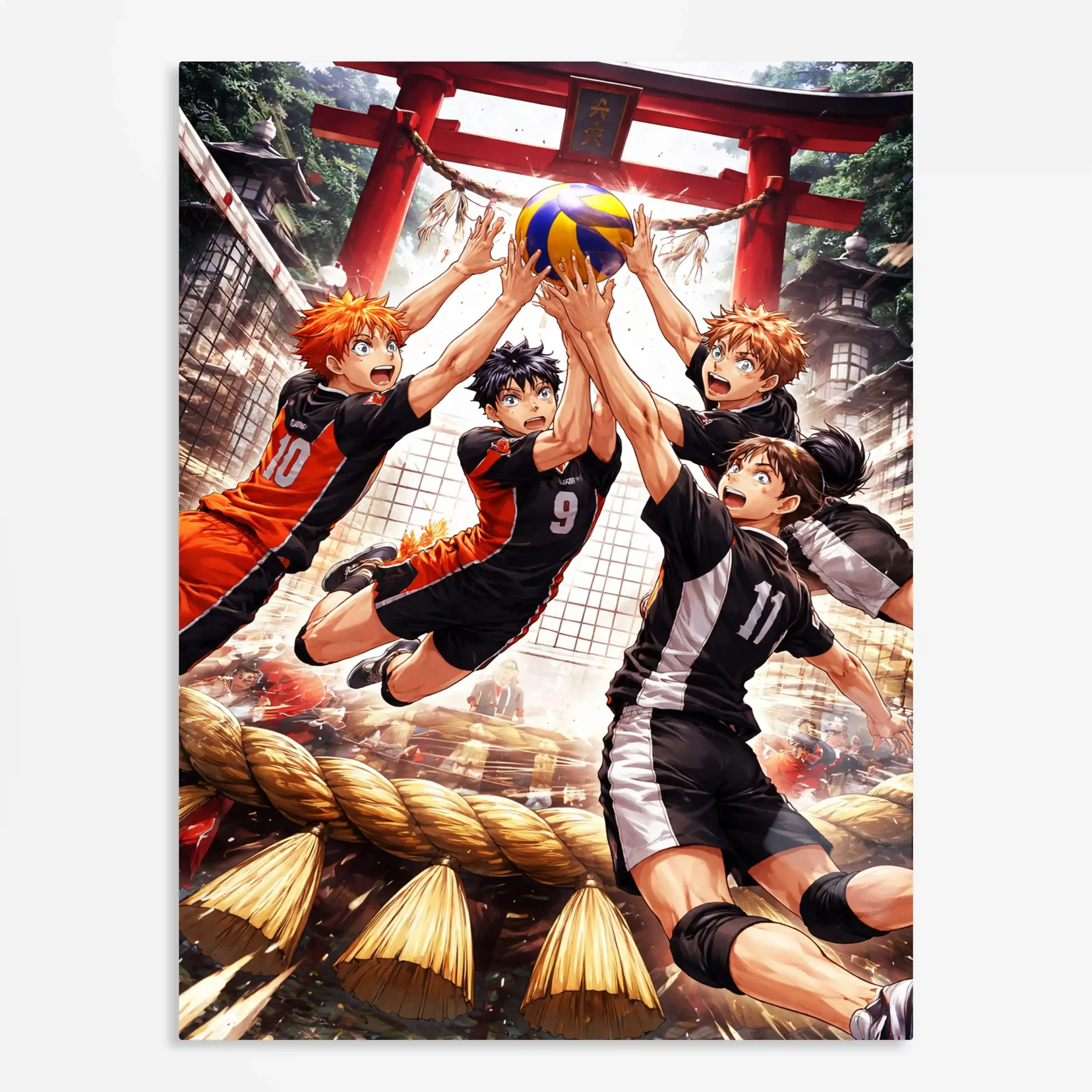 anime metal poster (97) s1 Anime Metal Poster Wall Art
Decor - Volleyball Team Fan - A - Image 1