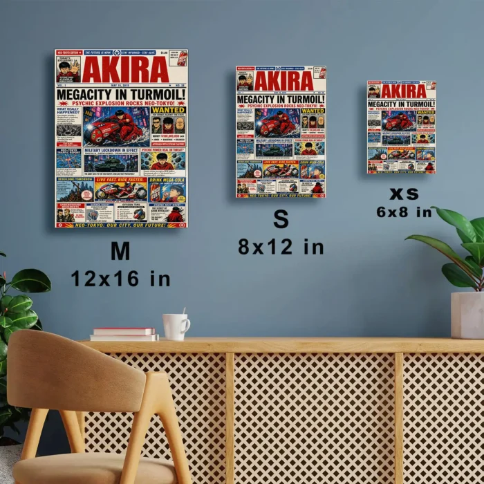 Neo City Newspaper
  Metal Poster Wall Decor - Image 6