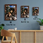 AOT Levi Ackerman Metal Poster Wall
  Decor - B - Image 6