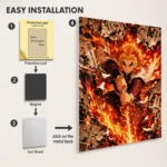 Slayer Rengoku Metal Poster Wall Decor -
  B - Image 2