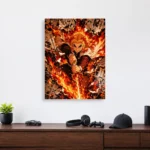 Slayer Rengoku Metal Poster Wall Decor -
  B - Image 3