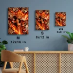 Slayer Rengoku Metal Poster Wall Decor -
  B - Image 6