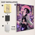 Slayer Shinobu Metal Poster Wall Decor -
  A - Image 2