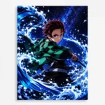 Slayer Tanjiro Metal Poster Wall Decor -
  A