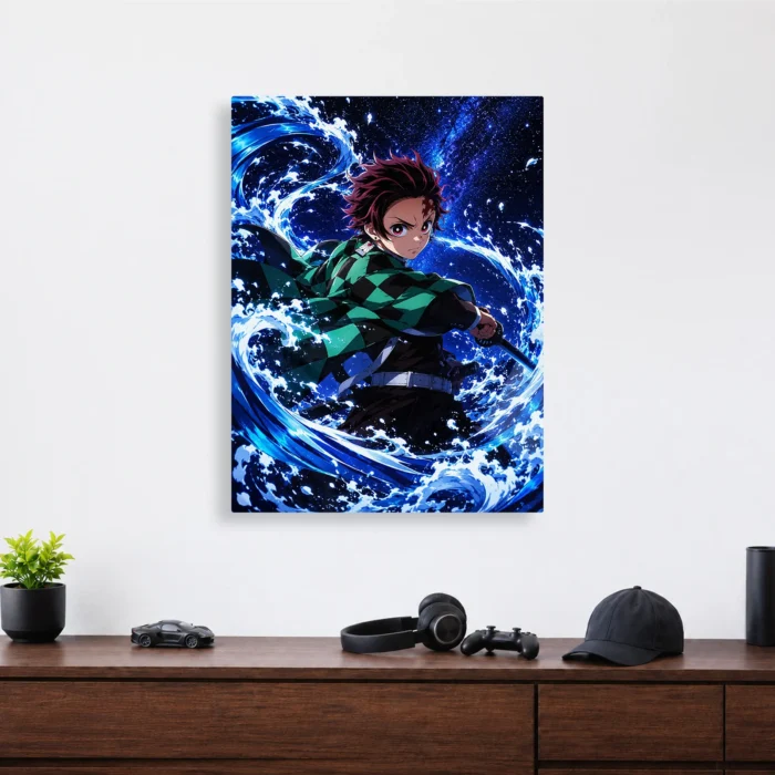 Slayer Tanjiro Metal Poster Wall Decor -
  A - Image 3
