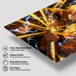 Slayer Zenitsu Metal Poster Wall Decor -
  A - Image 5
